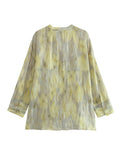 Summer Printed Cotton And Linen Shirt 4786302 Baggy Trousers