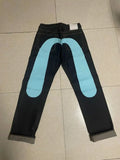 Hip Hop Sells Straight Jeans Retro Street Lovers Print High Street Men's Punk