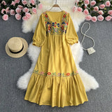 Zingj Ethnic Embroidery With Cotton And