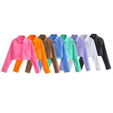8-Color Casual Loose Short Style Shirt In