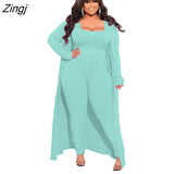 Piece Set Women Sets Long Sleeve Cardigans Coat+Crop Top+ Long Pants Sets Fall Clothes 2023 Outfits
