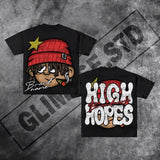 Cartoon Graphic T-Shirt Soho Mortar Goth Super T-Shirt Couple Y2k Top Korean Goth Men's