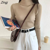 Basic Sweaters Women Slim Knitted Pullover Korean Style Long Sleeve Warm Jumper Autumn Winter Soft Knitwear Pull