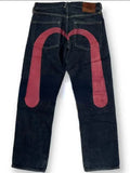 Hip Hop Sells Straight Jeans Retro Street Lovers Print High Street Men's Punk