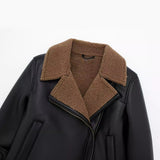New Velvet Lined Motorcycle Jacket