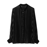 Spring Series Of Silk Blended Velvet Shirts