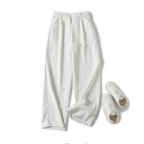 Spring Style Casual Commuter Drooping Wide-Leg