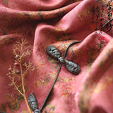 2023 Imitates Fragrant Cloud Gauze, Light National Style, Improved Chinese Style, Tang Coat, Young Woman, Imitation Mulberry Silk