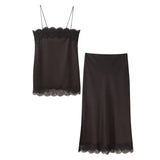 Women's Sports Style Suture Decoration Tight Waist Double-Sided Trumpet Trousers Zippered Sweater