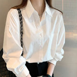 Zingj Shirt Female Long Sleeve Korean Version Design Sense Small Summer New Women's Salt Department Wear Shirt Female Jacket-Outfit