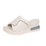 Zingj Summer New Slope Heel Sandals And Slippers For Women To Wear Fashionable Online Celebrity Muffin Thick Soles