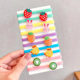 New Girls Cute Cartoon Nylon Elastic Hair Bands Children Ponytail Holder Rubber Bands Scrunchie Kids Hair