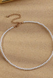 Elegant Faux Pearl Necklace- Outfit
