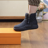 Zingj Boots Winter 2023 Winter New Korean Fashion Platform Women's Shoes With Velvet And Thick Women's Boots A
