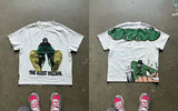 Hip Hop T-Shirt Harajuku Short T-Shirt Gothic Street Clothing Fashion Men's And Women's Punk