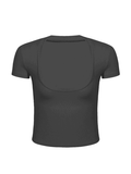 Basic Solid Crop Tee- Outfit
