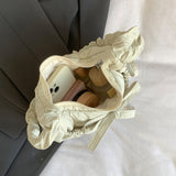 Aesthetic Bow Knot Stitching Shoulder BagOutfit