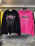 Printed High Street Couple Loose Hooded Sweater Leisure Trousers Sports