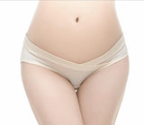 Cotton Maternity Pregnant Underwear Postpartum Mother Under Bump Panties V-Shaped Soft Belly Support Panty