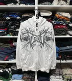 Y2K Vintage Street Harajuku Hip-Hop Graphic Cardigan Leisure Cardigan