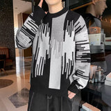 Version Of High Street Clothes Men In Spring And Autumn 2025 New Trendy Languid Knitted Sweater Long