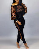 Independent Station Popular Style New Fashion Printing 2-Piece Suit Women's