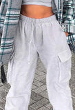 Pockets High Waist Jogger Pants- Outfit