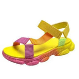 Size Women's Sandals 2024 Summer New Flat Heels Fish Mouth Hemp Rope Bottom Casual Women's