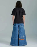 Year's Popular Style Graphics Jeans Y2K Hip-Hop Loose Jeans For Men And Women