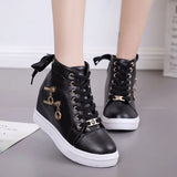 Shoes Fall Korean Version Of Korean High School Girls' Shoes Fashionable Girls' Heightened Students' Sports And Leisure Women's Board
