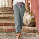 Casual Breasted Cotton Linen Loose
