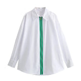 New Matching Zipper Loose Version Shirt