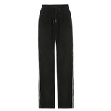 Fall Women's Wear New Personality Street Style Loose Version Of Ribbon Casual