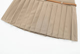 New Spring Style Wide-Pleated Thin Waistband Decorated With A Hundred-Suit Skirt
