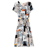 Zingj Photo Autumn Dress Women Summer New Autumn High-End Delicate High-End Women's Short Sleeve High-End Brand