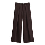 New Side Fork Vest 2010702 Belt 100 Folded Trousers