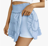 Yoga Clothes 100 Folding Skirt Women High-Waist Sports Short Skirt Dry Outdoor Anti-Walking Tennis