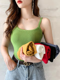 Zingj Knitted Waistband Vest For Women Wearing Summer Suits And Underwear Online Celebrity Sexy Top