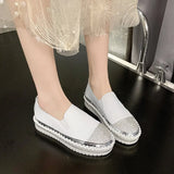 Size Casual Shoes For Women In Spring 2023 New Love Shoes With Thick And Flat