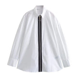 New Matching Zipper Loose Version Shirt