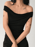 Cowl Neck Backless Tank Top- Outfit