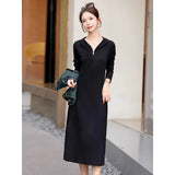 Zingj Vest With Black Hooded Dress Women's 2024 Summer New Casual Foreign Fashion Dress Two Sets-Outfit
