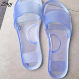 Women 2023 Summer Woman Jelly Shoes Candy colors PVC Flat Sandal Ladies Peep Toe Casual Slides Female Flip Flops