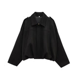 New Velvet Texture Effect Bomber Jacket