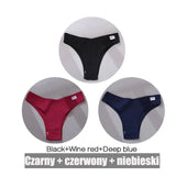 Sexy Women's Panties Cotton Brazilian Underwear Women V Waist Women's Thong Female Underpants Intimate Lingerie