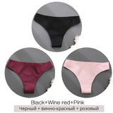 Cotton Underwear Women M-2XL Comfortable Panties Ladies Plus Size Underpants Solid Color Briefs Female