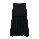 Summer New Temperament Fashion V-Neck Sleeveless Single-Claw Buckle Solid-Colored Vest Vest Women
