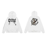 Brand Sweater Keel Smoke Couple Skull Men And Women Loose High Street Pure Cotton