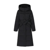 Over The Knee In The Long Cotton-Padded Clothes Female Winter New Korean Version Of Fashion Waist Show Thin And Thick Warm Middle-Aged And Old Coat-Outfit