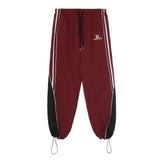Patchwork Striped Baggy SweatpantsOutfit